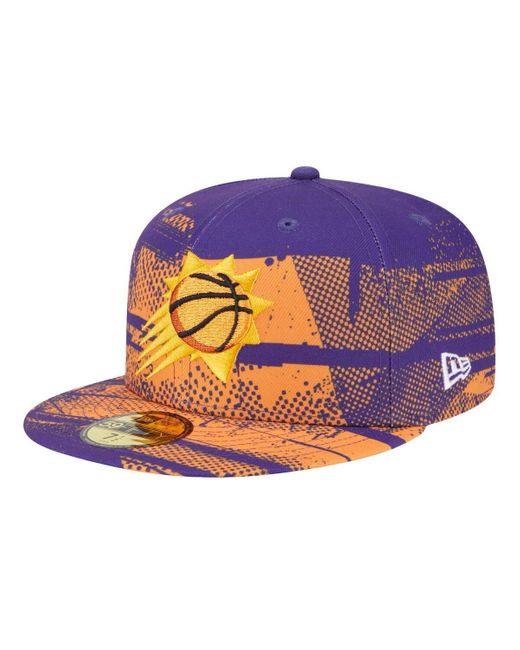 KTZ Blue Phoenix Suns Tip-off 59fifty Fitted Hat for men