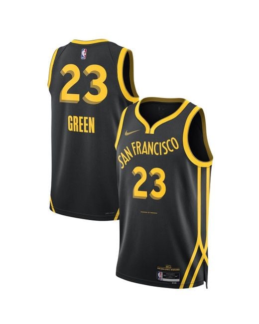 Nike Black Draymond Green Golden State Warriors Swingman Jersey for men