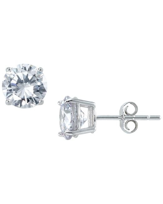 Macy's White 2-pc. Diamond Earrings Set