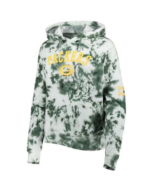 KTZ Green Bay Packers Cloud Dye Fleece Pullover Hoodie