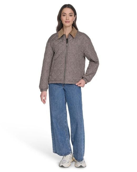 Levi's Brown Regular Diamond Quilted Jacket