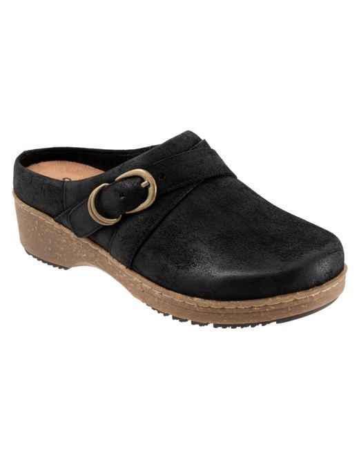 Softwalk® Black Asmara Clog