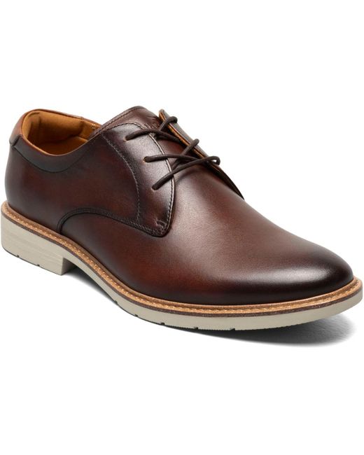 Florsheim Brown Highpoint Round Toe Oxford for men