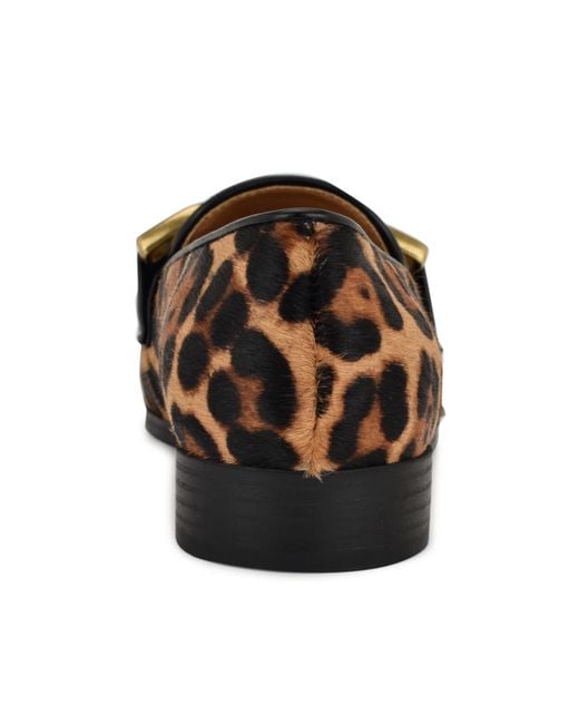 Nine West Brown Lilma Bit Dress Loafers