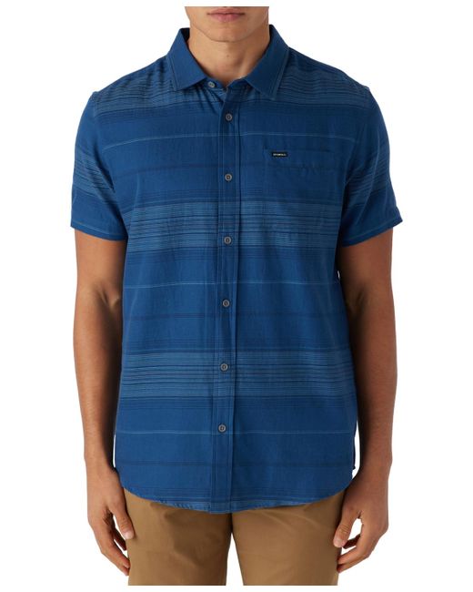 O'neill Sportswear Blue Seafaring Stripe Standard Shirt for men