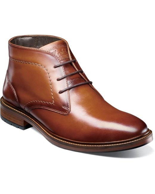 Florsheim Brown Forge Plain Toe Chukka Boot for men