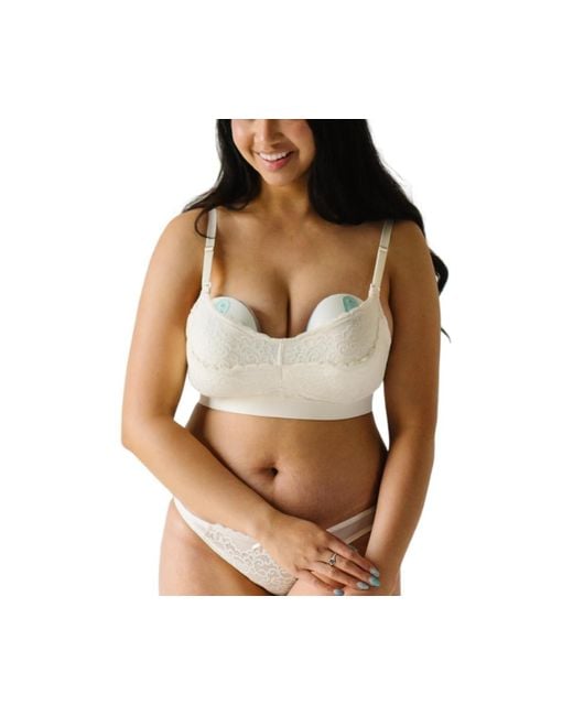 THE DAIRY FAIRY Pippa Nursing And Handsfree Pumping Bra in Brown