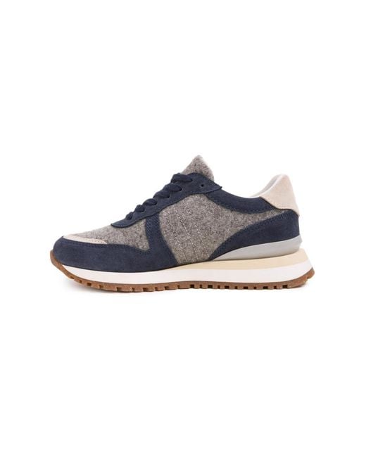 Celtic & Co. Blue Wool Panel Trainer