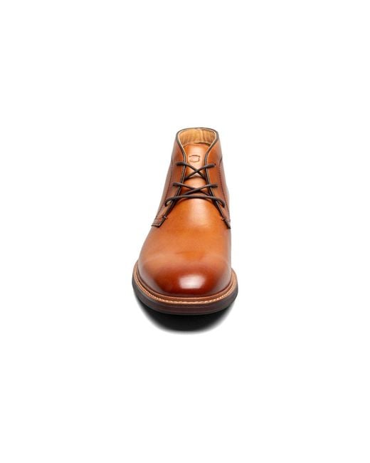 Florsheim Brown Anthem Plain Toe Chukka Boot for men