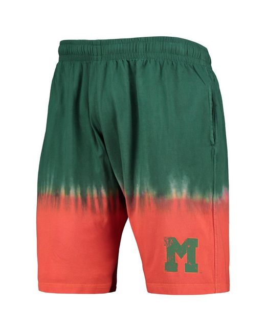 Mitchell & Ness Green Orange for men