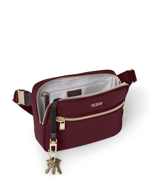 Tumi Purple Voyageur Sedona 7.5" Convertible Crossbody Or Sling Bag