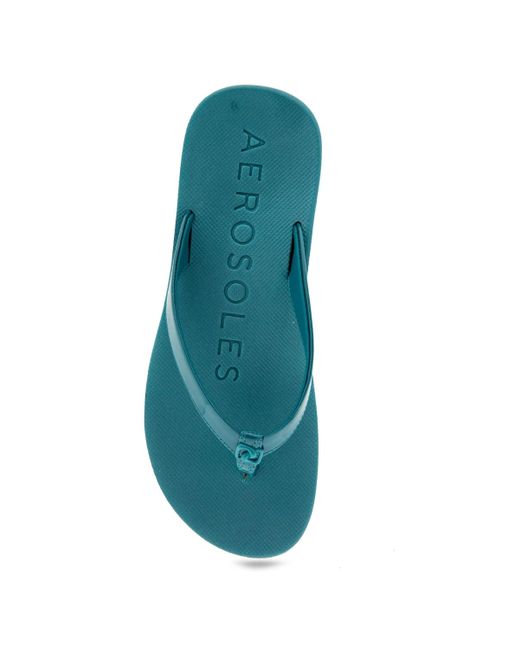 Aerosoles Blue Jace Round Toe Thong Sandals