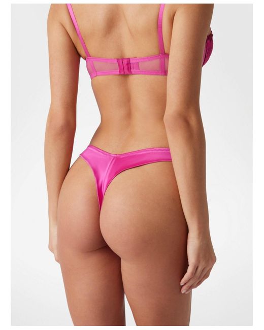 Guess Pink Luisa Mesh Thong