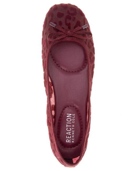 Kenneth Cole Red Elstree Mesh Ballet Flats