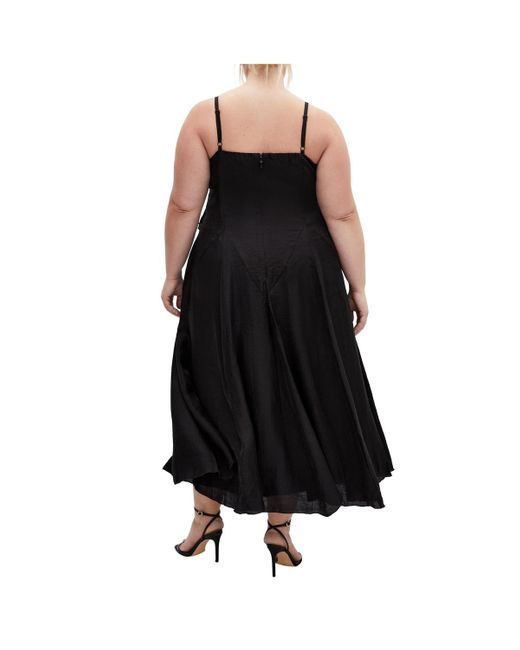 City Chic Black Plus Size Clara Maxi Dress