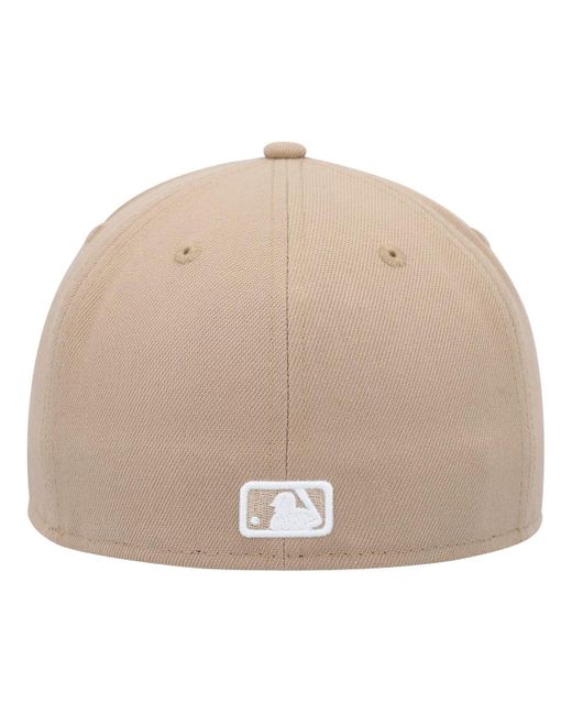 Men's New Era Khaki Toronto Blue Jays Tonal 59FIFTY Fitted Hat