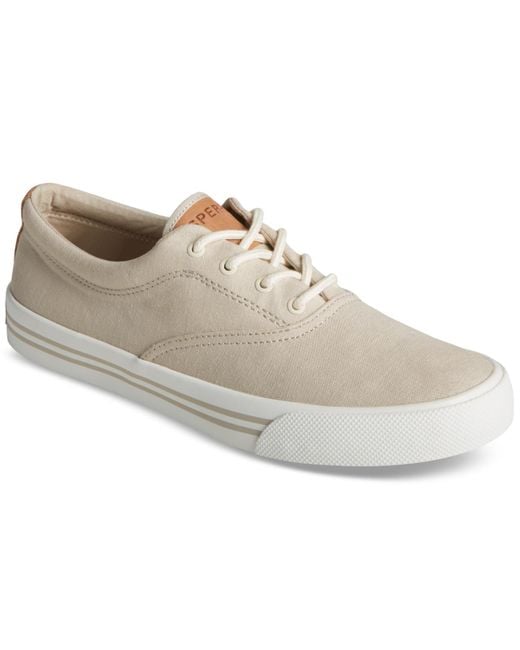 Sperry Top-Sider White Striper Ii Cvo Preppy Lace-up Sneakers for men