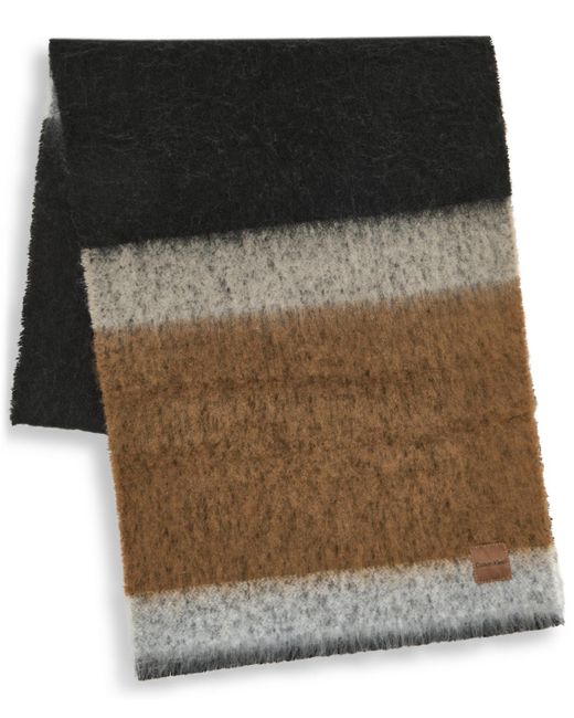 Calvin Klein Black Color Block Scarf