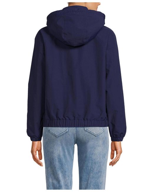 Lands' End Blue Squall Full Zip Jacket