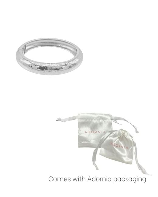 Adornia Metallic Texturized Bangle