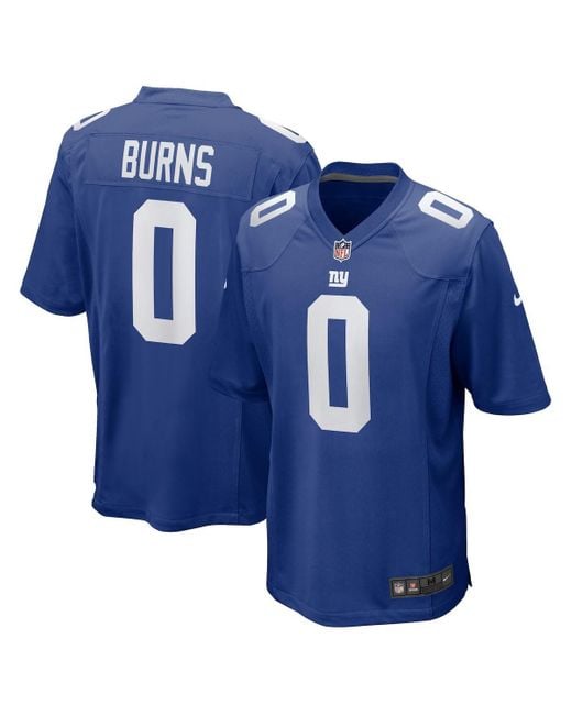 Nike Blue Brian Burns New York Giants Game Player Jersey for men