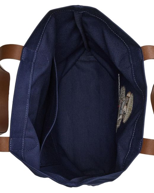 Polo Ralph Lauren Blue Polo Bear Twill Shopper Tote for men