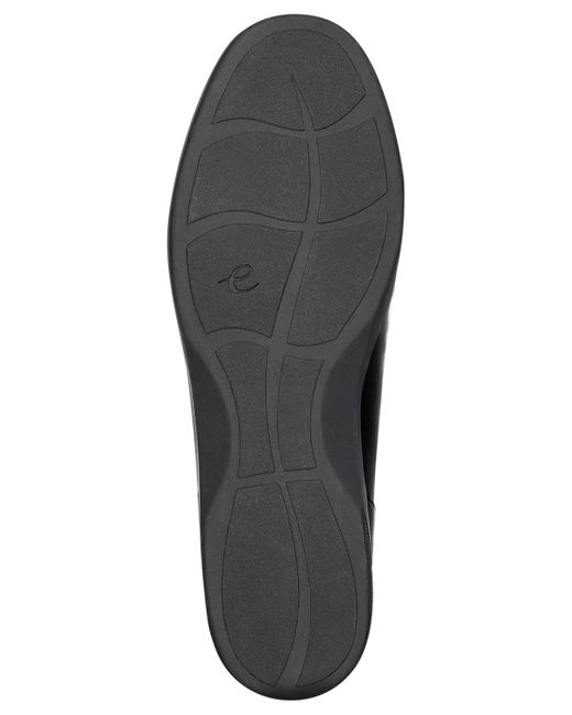 Easy Spirit Black Devitt Square Toe Slip-on Casual Flats