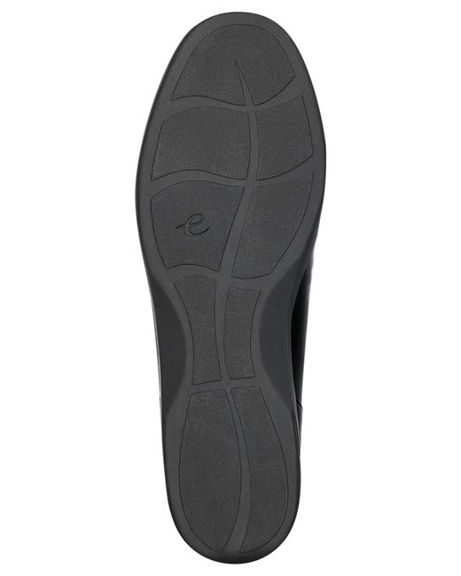 Easy Spirit Black Devitt Square Toe Slip-on Casual Flats