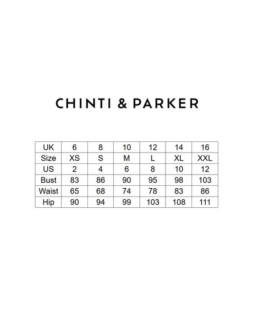 Chinti & Parker Blue Chinti And Parker Laura Whitmore Paradise Trousers