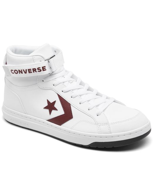 Converse White Pro Blaze V2 Mid-top Casual Sneakers From Finish Line for men