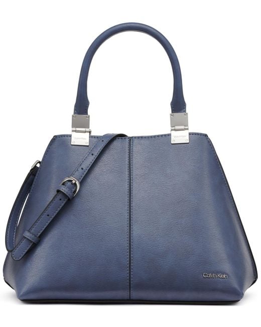 Calvin Klein Blue Granite Convertible Satchel