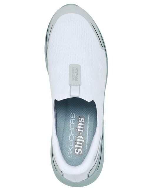Skechers White Slip-ins: Go Walk 7 for men
