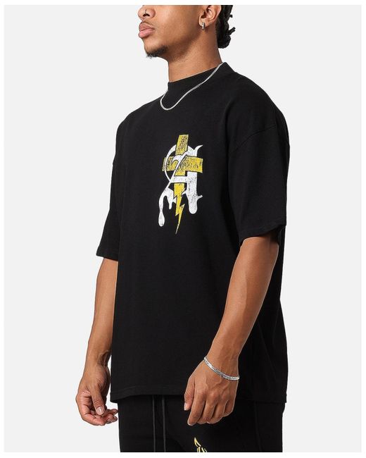The Anti Order Black Chaos Mock Neck T-shirt