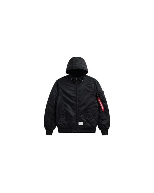 Alpha Industries Black L-2b Hooded Gen Ii Flight Jacket for men