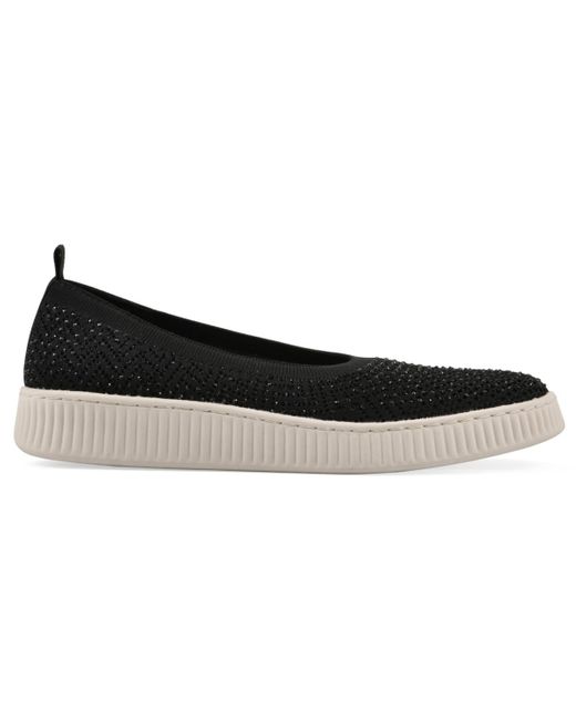 White Mountain Black Digs Slip-on Sneakers