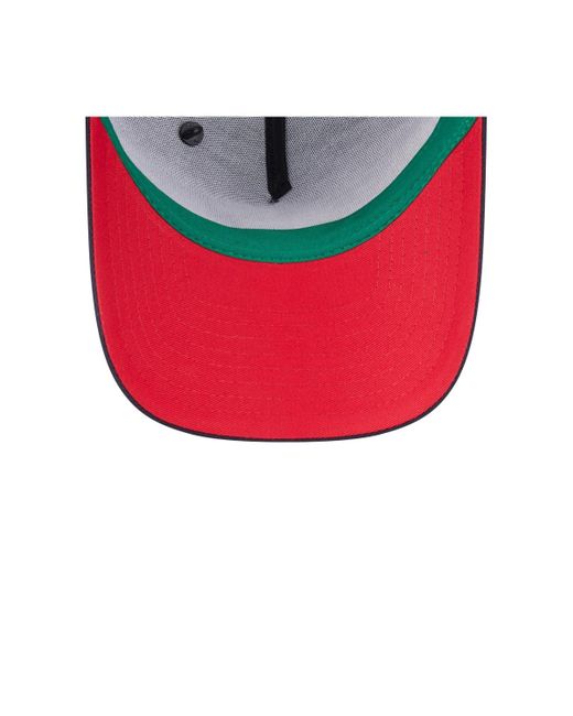 KTZ Blue Cleveland Guardians 2025 Big League Chew A-frame 9forty Adjustable Trucker Hat for men
