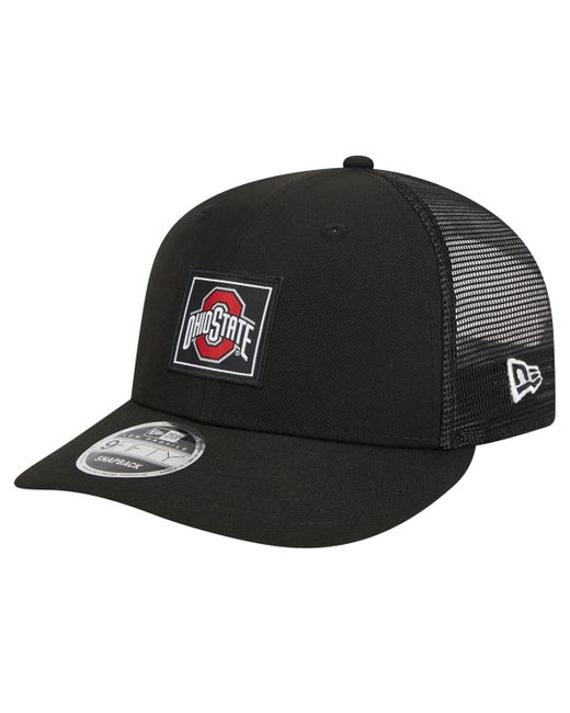 KTZ Black Ohio State Buckeyes Labeled 9fifty Snapback Hat for men
