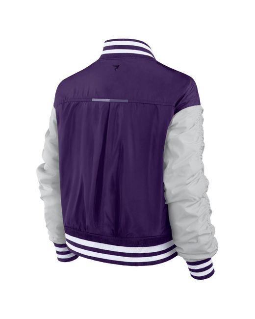 Fanatics Purple Minnesota Vikings Elements Wave Full-snap Jacket