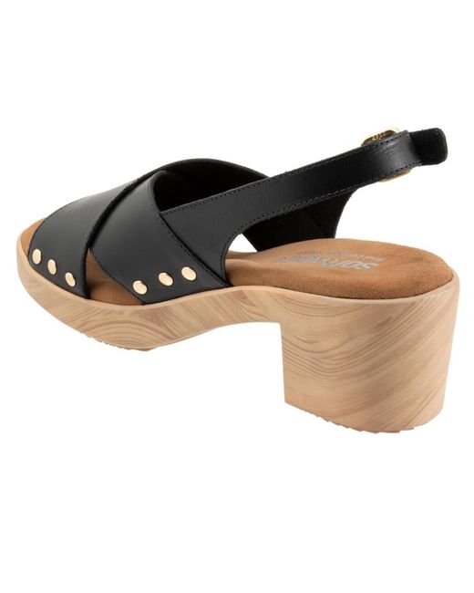 Softwalk® Black Florence Clog