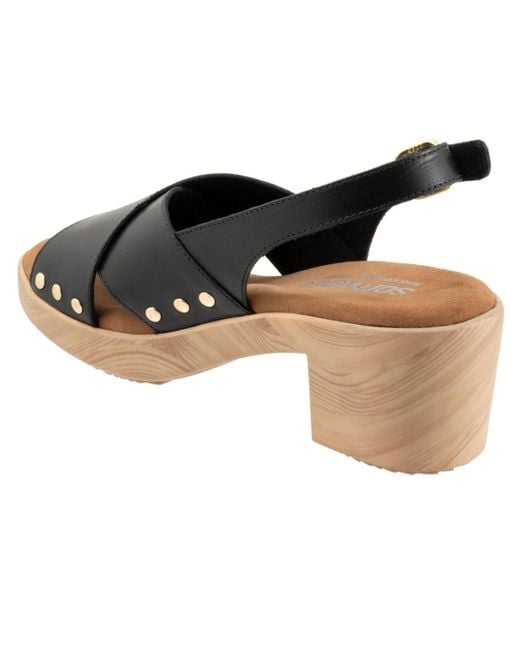 Softwalk® Black Florence Clog