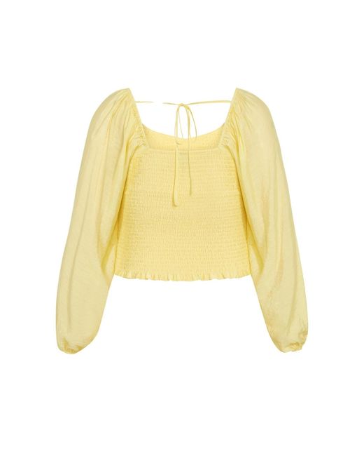City Chic Metallic Plus Size Rowy Top