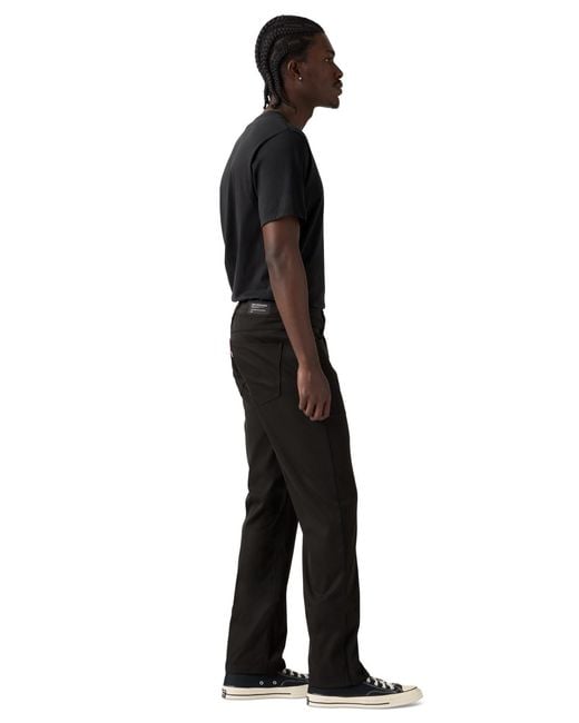 Levi's Black 514 Straight Tech Pants for men