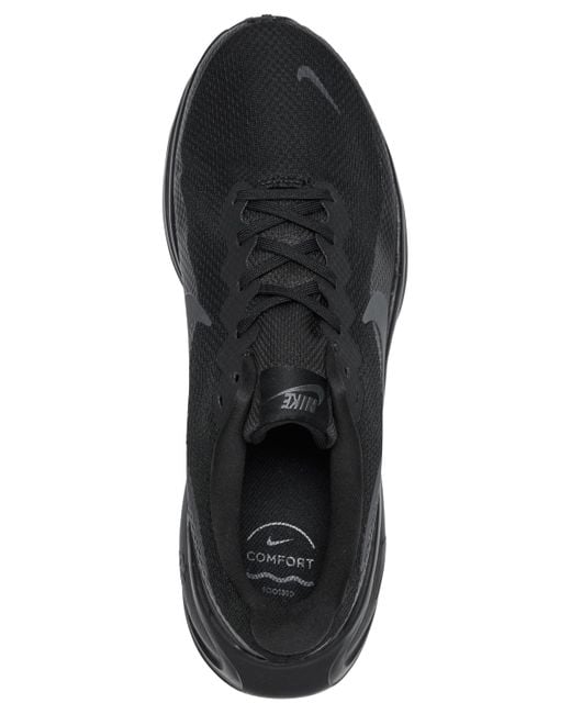 Nike Black Revolution 8 Wide Width Running Sneakers From Finish Line for men