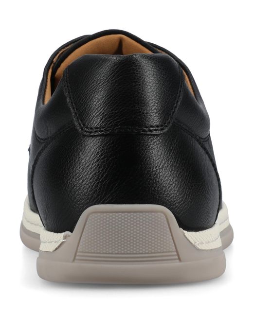 Vance Co. Black Brodrick Casual Flexible Sneakers for men