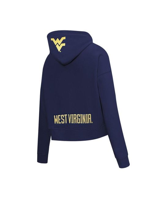Pro Standard Blue West Virginia Mountaineers Game Day Sequin Full-zip Jacket