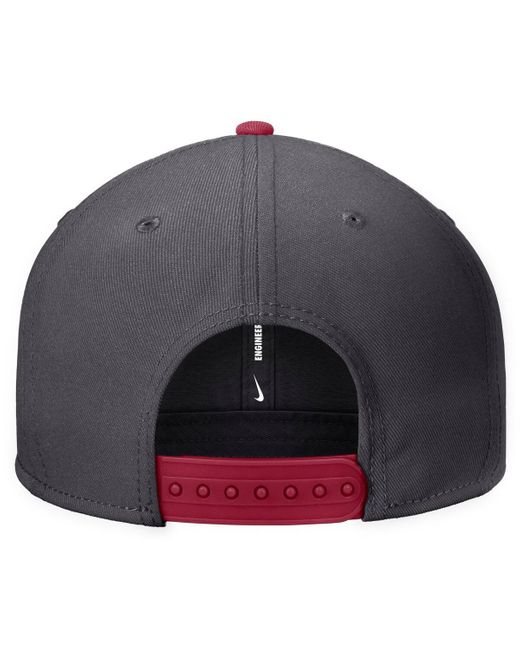 Nike Blue Washington State Cougars Vintage Script Pro Dri-fit Snapback Hat for men