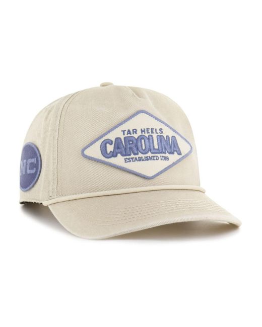 '47 White And North Carolina Tar Heels Outdoorsmen Cairn Hitch Adjustable Hat