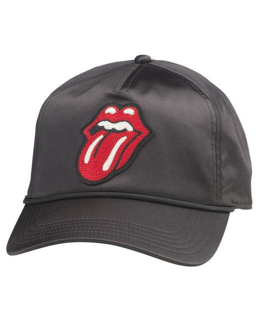 American Needle Gray Rolling Stones Blazer Adjustable Hat for men