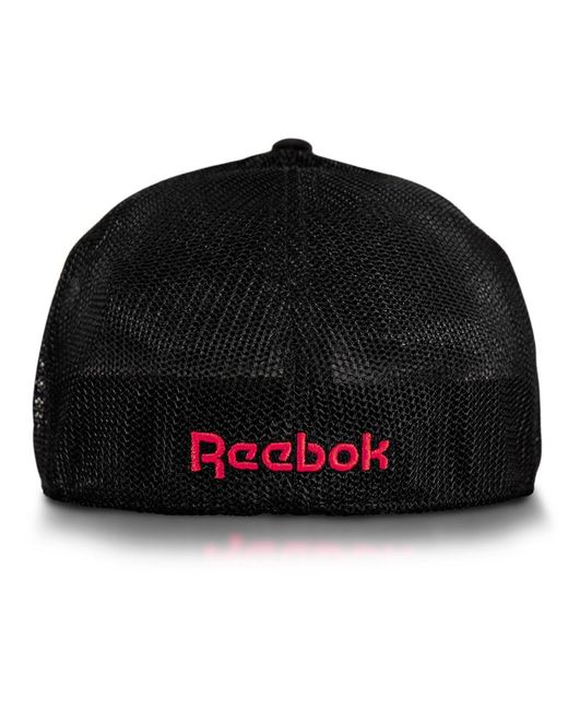 Reebok Black Elite Mesh Back Cap for men