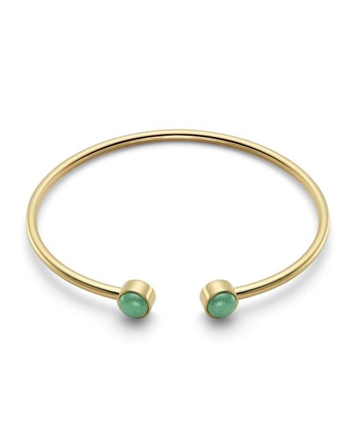 Olivia Burton Metallic Tone Stainless Steel Bangle Bracelet